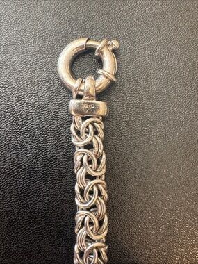Ross Simons Sterling Silver Byzantine Chain Bracelet - Silver 8”